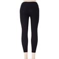 thumbnail image 4 of SAYFUT Women's High Waist Leggings Seamless Stretchy Tights Pants Solid Color Black Size S-3XL, 4 of 5