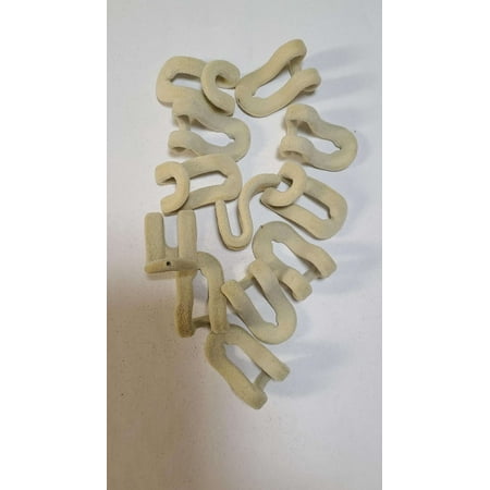 

24PC LOT - JOY MANGANO HUGGABLE HANGERS CASCADING MINI HOOKS (White Diamond)