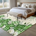 thumbnail image 4 of 8x10 Area Rugs for Living Room, St. Patrick's Non Slip Area Rugs for Kitchen Bedroom Entryway, Luck Shamrock Eucalyptus Leaves Flowers Vintage Washable Carpet Runner Rug Floor Mats for Bedroom, 4 of 8