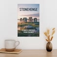 thumbnail image 3 of Inspirational Décor Stonehenge Motivational Poster Clarity Emerges from Silence Wall Art for Office Classroom Library Meditation Study Print Poster, 3 of 8