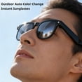 thumbnail image 4 of Smart Glasses with 12MP Camera, Voice Translation & Video Recording, Wireless Call Smart Glasses for First-Person Photography, Black Tech Wearable, 4 of 10