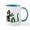 White/Blue Inside, variant on CafePress - Loch Ness Monster Bagpipes Mugs - 11 oz Ceramic Mug - Novelty Coffee Tea Cup