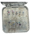 thumbnail image 6 of Press on nails fake Pure handmade nail wear ice through frost white butterfly handmade nail wear nail patch nail art finished product wholesale, 6 of 9