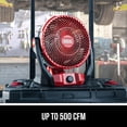 thumbnail image 3 of Ventilador Skil Brushless de 7" para obra FN0700D, batería USB-C, 3 of 6
