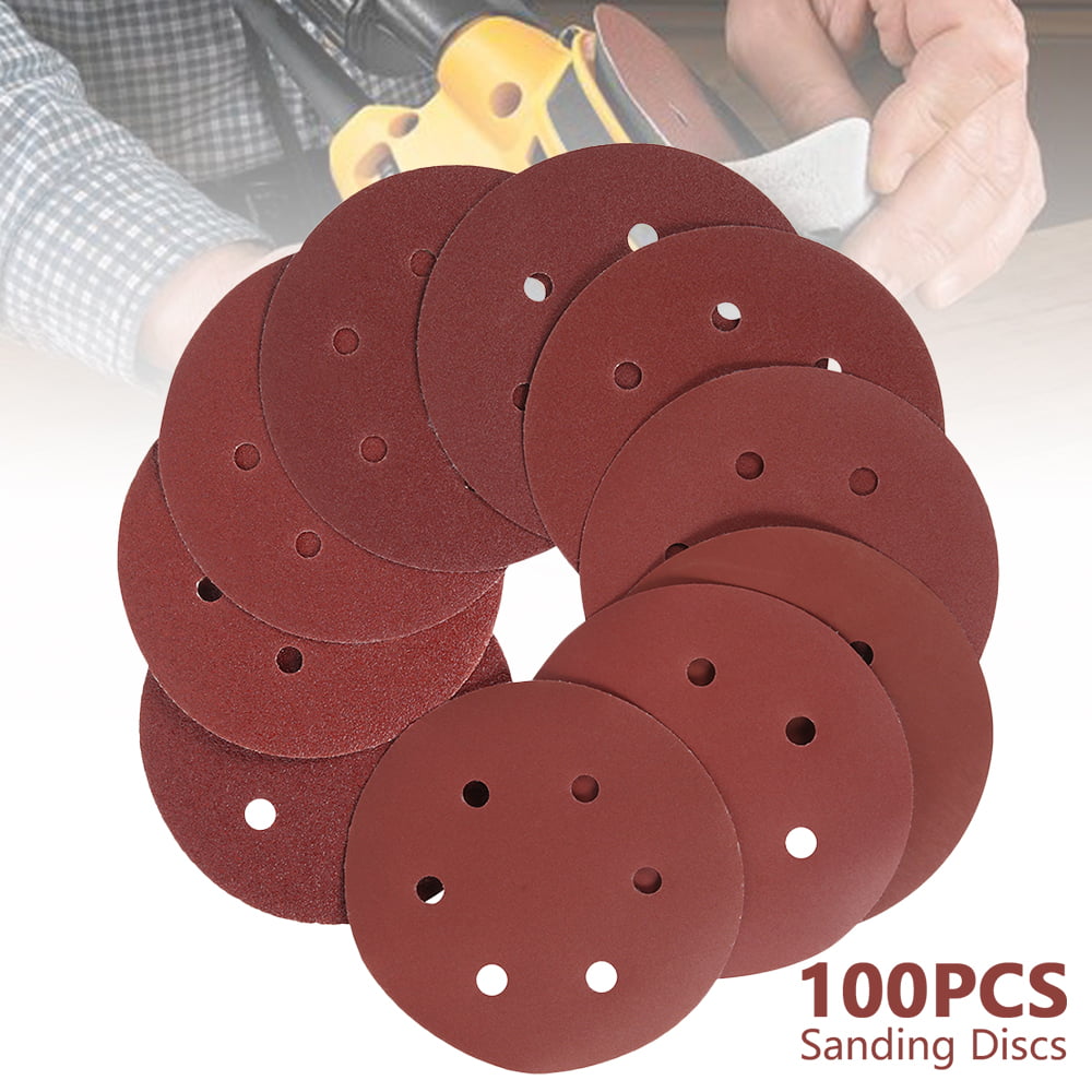 10/20PCS 40-800 Grit 11 Holes Sanding Sheets Sandpaper Disc Detail Palm Sander 
