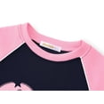 thumbnail image 2 of Cooltree Scuba Knit Sweatshirt for girls - Soft Long Sleeve Lightweight Sporty Pink & Blue Top Size 16/18, 2 of 7