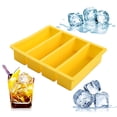 thumbnail image 1 of Silicone Ice Cube Trays - Rectangular Shape, Kitchen Ice Mold, 1 of 16
