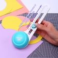thumbnail image 3 of KW-triO Circular Paper Cutter Rotary Circle Cutter Manual Round Cutting Tool Paper Trimmer Scrapbooking Tool with Replacement Cutter Head for DIY Paper Cards Craft Supplies Sewing Tool, 3 of 7