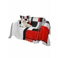 thumbnail image 2 of Red Black Couch Cover for Dogs, Abstract Geometric Grey White Middle Century Washable Sofa Covers Slipcover for Pets Dogs Futon Cover, Couch Recliner Covers, Oversized Chair Slipcover 71"x91", 2 of 9