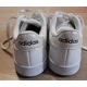 thumbnail image 3 of Adi-das Cloudfoam Pearl White-Black Men's Leather Sneakers Shoes Size 10, 3 of 6