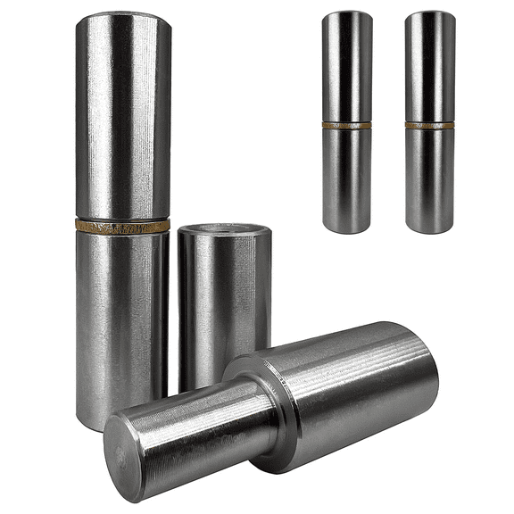 Sidco Supply 4 PCS - 3” Weldable Barrel Hinges – 3 Inch x 3/4 Inch – Heavy Duty Steel – Weld On Bullet Door Hinges – Detachable Hinges – 15/32” Pin Bearing - Metal Swing Doors, Gates, Glass Door Hinge
