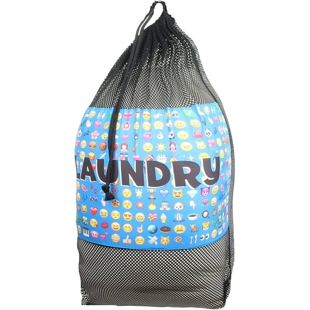 Gilbin Matching Mesh Laundry Or Sock Bag with Drawstring for Sleep Away