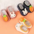 thumbnail image 4 of eczipvz Baby Slippers Baby Girls Baby Boys Shoes Bunny Easter Slippers Soft Sole Shoes First Walker Walking Shoes for Baby Boy Girl (Coffee,18-24 Months), 4 of 4