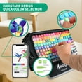 thumbnail image 2 of AEDAGA 160 Colors Alcohol Markers with Free App, Dual Tip Art Markers with Kickstand Case for Artists Adults and Kids. Alcohol Based Markers for Coloring Painting Sketching and Drawing, Great Gift., 2 of 7