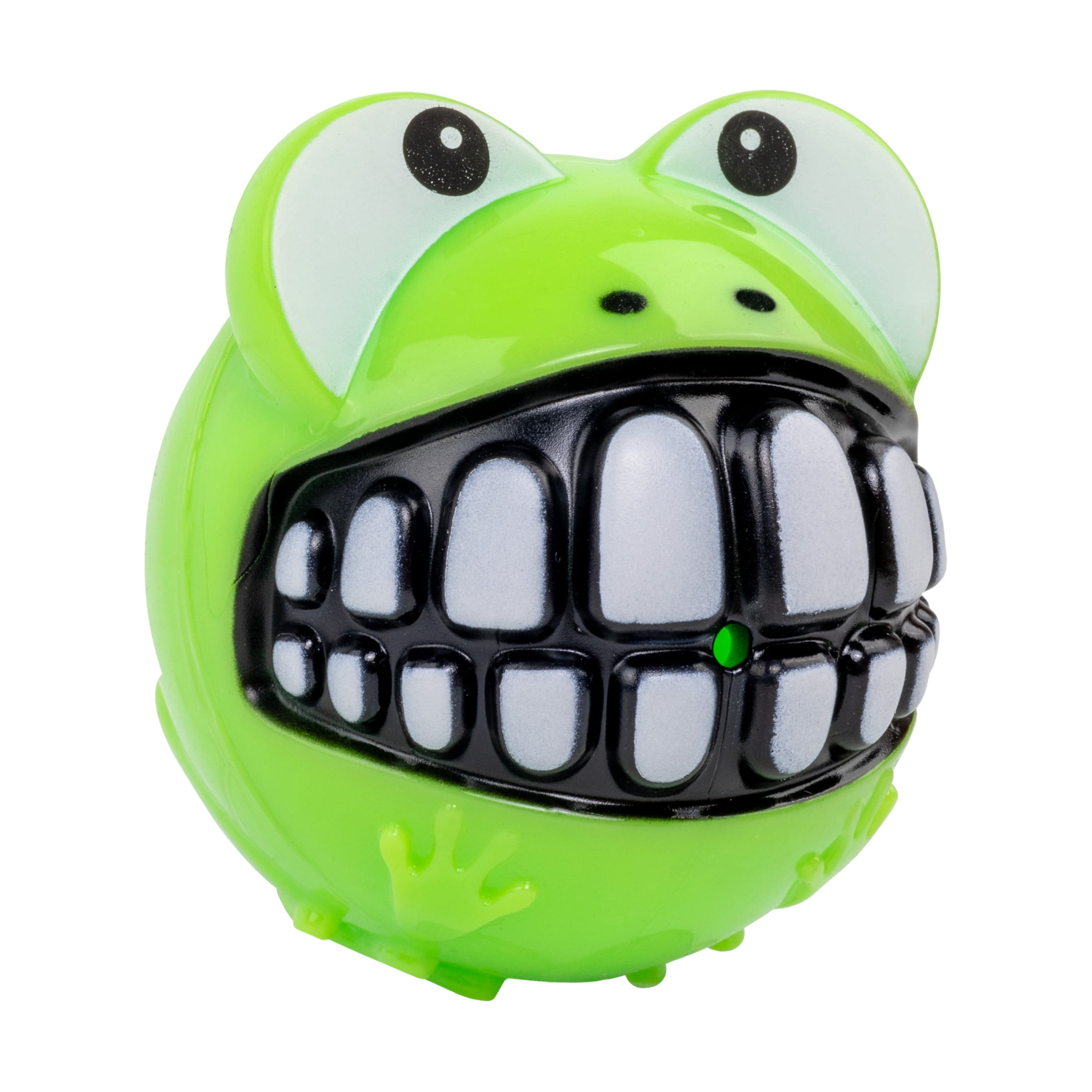 KONG® Grinz Frog Squeaker Ball Dog Toy, Large