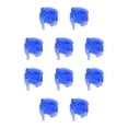 thumbnail image 2 of Sonducket Bufanda cuadrada Pañuelo de gasa Adornos para el cabello Ropa de moda para niños de jardín de infantes para representaciones Azul real 60*60cm 10piezas, 2 of 6