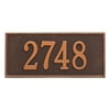 Personalized Whitehall Hartford 1-Line Wall Plaque in Copper