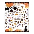 thumbnail image 1 of Art Sticker Nail Nail Witch Bat Pumpkin Halloween Decal, 1 of 7