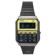 thumbnail image 1 of Casio Reloj Calculadora Vintage con Colores Clásicos, Digital, de Acero Inoxidable y Cuarzo, Modelo CA-500WEGG-9B, Unisex., 1 of 2
