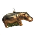 thumbnail image 1 of Hippopotamus Hippo Polish Glass Christmas Tree Ornament Animal Wildlife Poland, 1 of 2