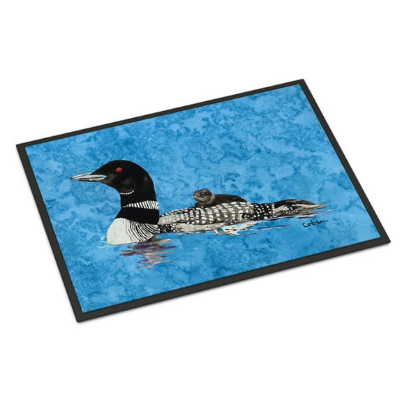 Carolines Treasures 8718JMAT Momma and Baby Loon Doormat 24x36 36"L x 24"W multicolor