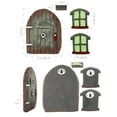 thumbnail image 5 of Cornucopia Fairy Garden Door and Windows Set (4-Piece Set); for Trees, Yard Art, Ornaments, and Sculptures, 5 of 6