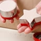 thumbnail image 5 of 4 Uds cortador de Fondant cortador de galletas reutilizable cortadores de galletas DIY cortadores de galletas para hornear galletas sándwiches pasteles, 5 of 6