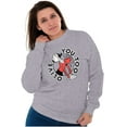 thumbnail image 4 of Popeye Olive Oyl You Too Cute Funny Women Crewneck Sweatshirt Brisco Brands S, 4 of 6