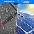 thumbnail image 2 of 50 Pairs Solar Panel Connector Kit IP68 Waterproof Solar Connectors MC4 Connectors 1000V 30A Solar Cable Connectors with A Durable Nylon Bag, 2 of 8