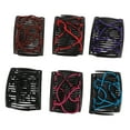 thumbnail image 2 of Peine de Cabello Mágico Elásstico, Rojo Púrpura Azul Negro Negro Rosa Clips Peine para el Cabello 6 Clips Paquete Dobles Fabricante de Moer para Cabello Rizado Grueso, 2 of 7