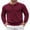 Wine Red, variant on COOFANDY Men's Polo Shirt Slim Fit Long Sleeve Button Down Collar Soft Touch Knit Fabric