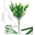 thumbnail image 1 of Flores artificiales, 8 paquetes, flores falsas, plantas de plástico sintético que no se decoloran, 1 of 2