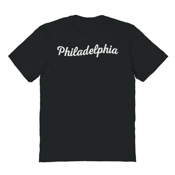 Philadelphia Graphic Black Men's Cotton T-Shirt