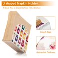 thumbnail image 5 of Yayeee Napkin Holder for Table Set of 2 Kitchen Paper Tissue Organization, Colorful Jam, 5 of 8