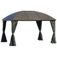 thumbnail image 2 of Outsunny 10' x 13' Hardtop Gazebo, Steel Roof with Sidewalls, 2 of 9