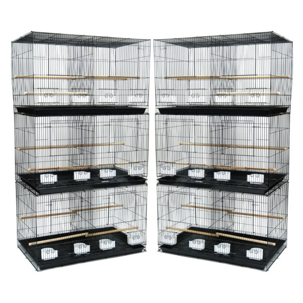 YML Lot of 6 Small Breeding Cages with Divider