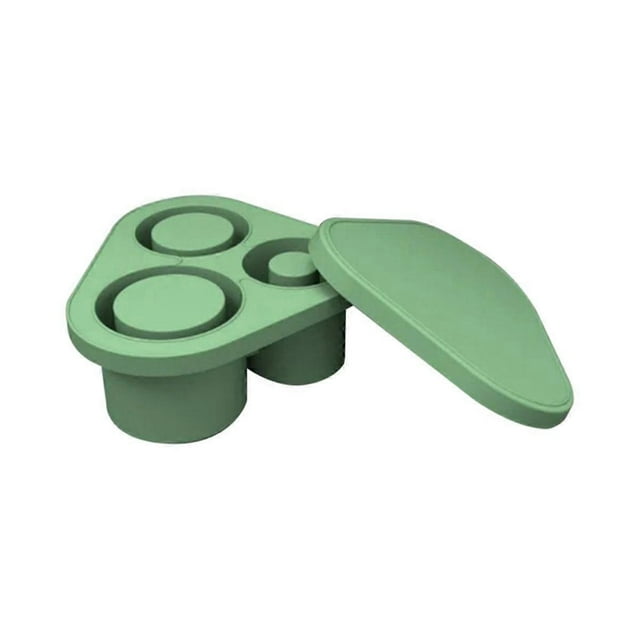 Silicone Ice-Cube Molds for Tumbler Cup Ice-Cube Maker with Lid for Whiskey Drinks Ice Tray Ice Making Mould