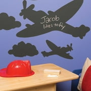 Wallies Planes and Clouds Chalkboard Wall Decal