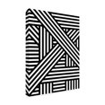 thumbnail image 4 of Canvas Wall Art - Tom Quartermaine 'Black and White Bold Modern Abstract Line Art 3' Wall Art for Living Room, Bedroom, or Office Décor by Trademark Fine Art - 14 x 19 Inches, 4 of 4