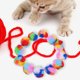thumbnail image 4 of 40 juguetes para gatos, pelotas de peluche arcoíris, divertidas pelotas interactivas., 4 of 6