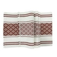 thumbnail image 4 of Fennco Styles Diamond Stitch Design Cotton Blend Placemats 14" W x 19", Set of 4 - Red Geometric Woven Table Mats for Boho Décor, Home, Dining Table, Banquets, Family Gatherings and Special Occasion, 4 of 6