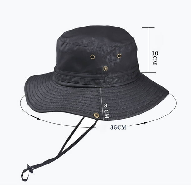 Neinkie Sun Hat for Men/Women, Waterproof Wide Birm Bucket Hat UV  Protection Boonie Hat for Fishing Hiking Garden Beach 