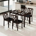 thumbnail image 4 of Costway 5 Piece Dining Table Set for 4 Rectangular Kitchen Table & 4 Chairs Dinette Set, 4 of 10