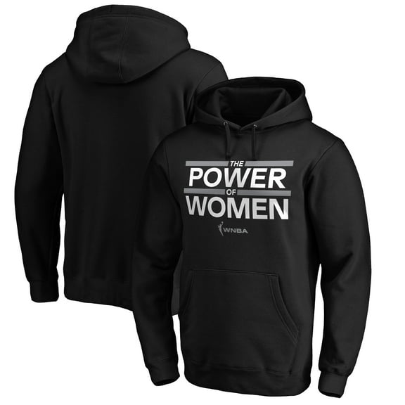 Men's Black WNBA Power of Women Pullover Hoodie