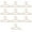 40mm Rose Gold, variant on 10 PCS Clothes Hangers for 1/3 1/6 1/8 1/12 Dolls Dress Pants Life Scene 75mm Rose