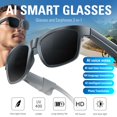 thumbnail image 2 of Gafas inteligentes de traducción XTUOSHP con Bluetooth y protección UV, 2 of 9