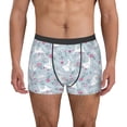 thumbnail image 2 of Bingfone Bunny And Flower Men's Underwear - Casual Stretch Boxer Briefs-X-Large, 2 of 7