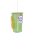 thumbnail image 3 of JUICY! WOW CUP NEW Translucent Wow Cup with Freshness Lid - 9 oz. (Green/Orange), 3 of 5