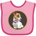 thumbnail image 3 of Inktastic Jack Russell Terrier Dog Art Boys or Girls Baby Bib, 3 of 4