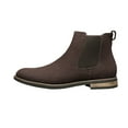 thumbnail image 2 of Bruno Marc Men's Business Chelsea Desert Ankle Boots Suede Leather Chukka Slip On Dress Shoes, 2 of 7